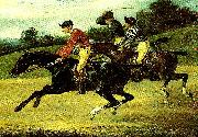 charles emile callande course de chevaux montes oil painting picture wholesale